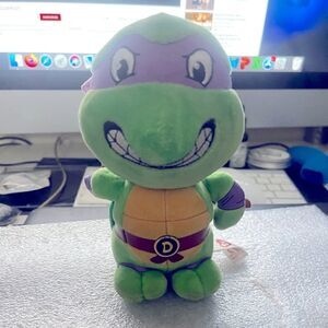 Ty Beanie Baby 6" TMNT Teenage Mutant Ninja Turtles Donatello Plush Toy